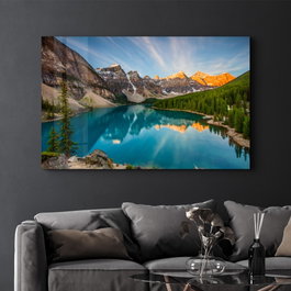 Wallity OGLS-1100 Pintura Decorativa de Vidrio Templado Multicolor 46 x 72 cm